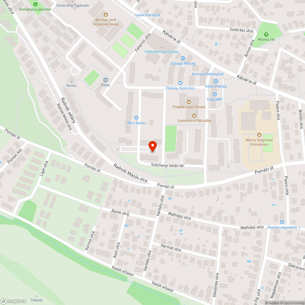 Kiégett közvilágítás bejelentés helye