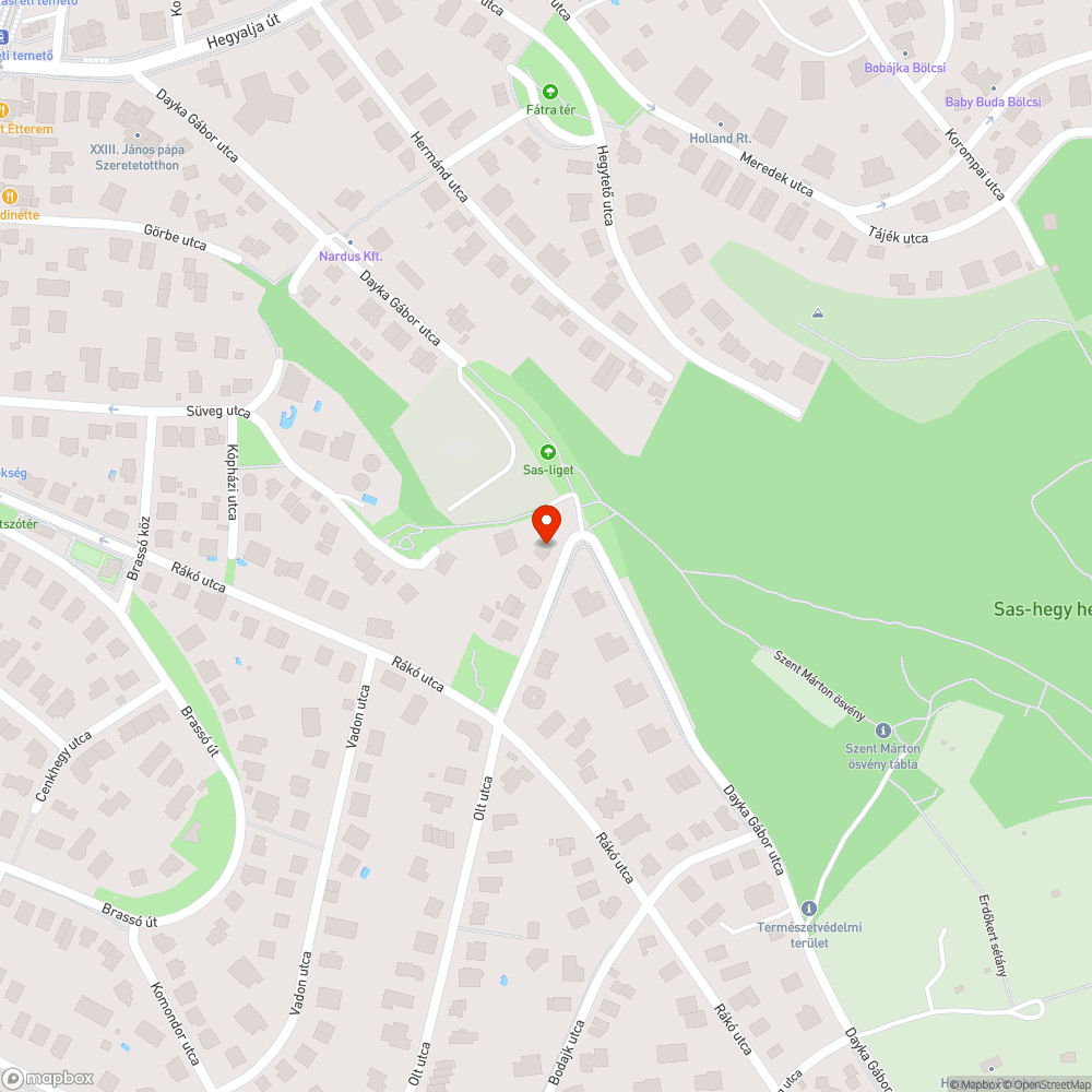 Elmosta az első eső bejelentés helye