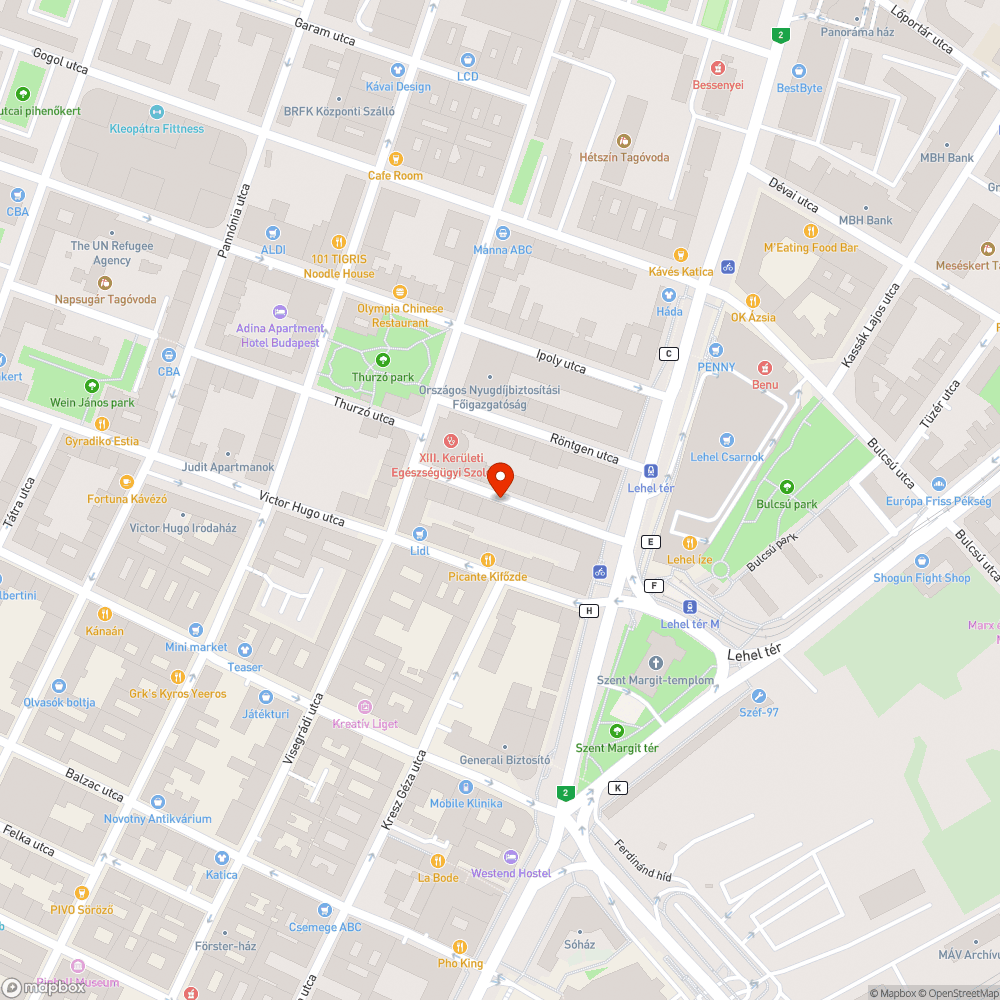 Balesetveszélyes lyuk bejelentés helye