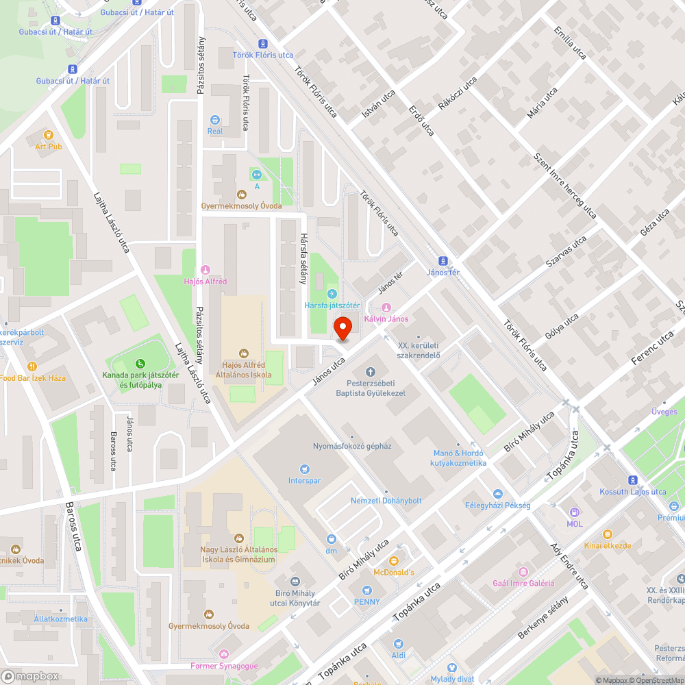 Nem látható zebra bejelentés helye