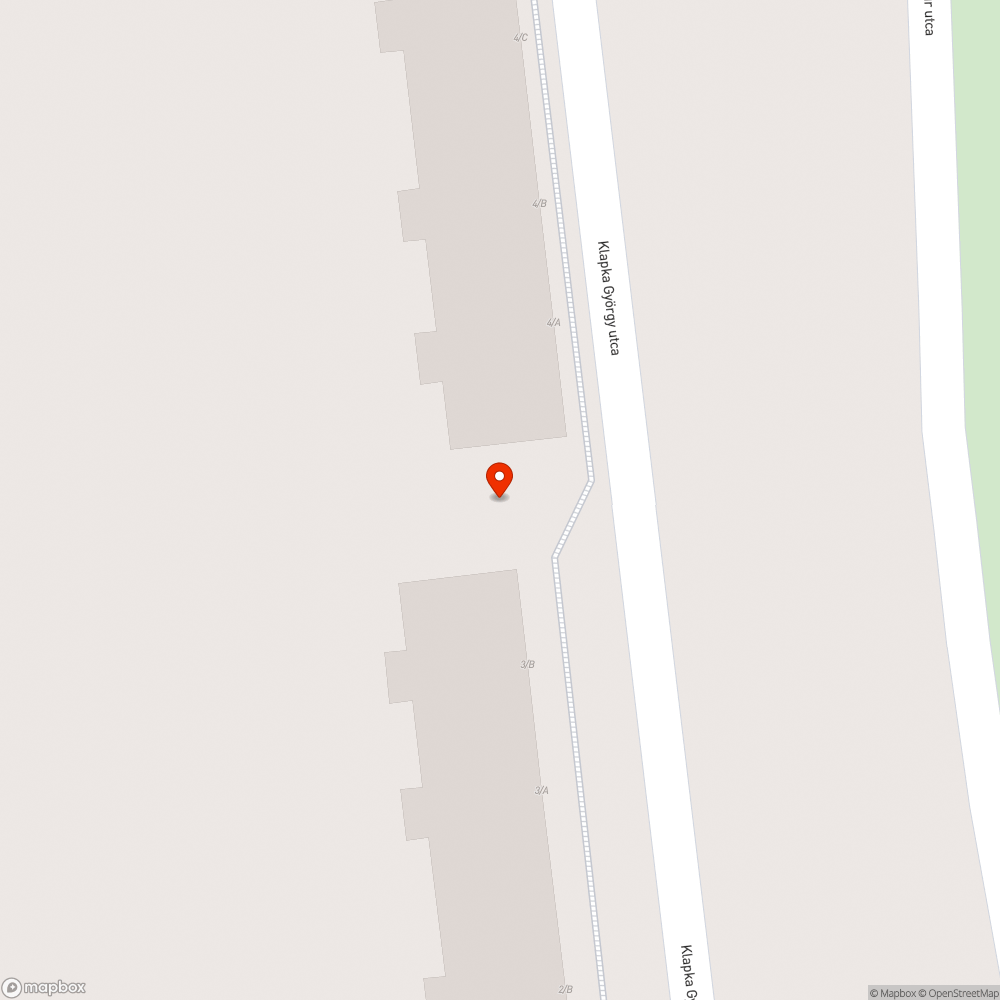 Megsüllyedt járda bejelentés helye