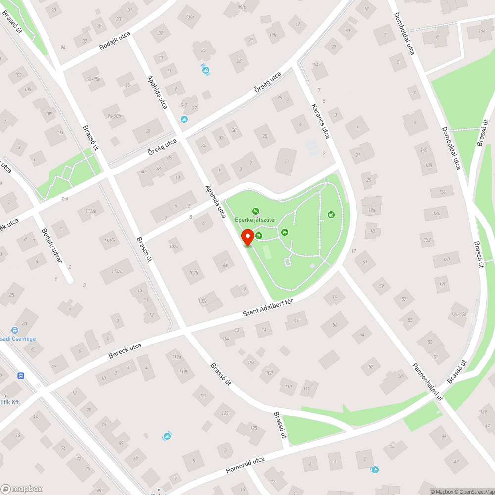 Leszakadt ágak bejelentés helye