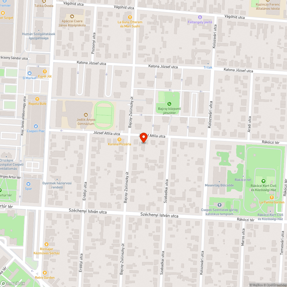 Kettétört fa bejelentés helye