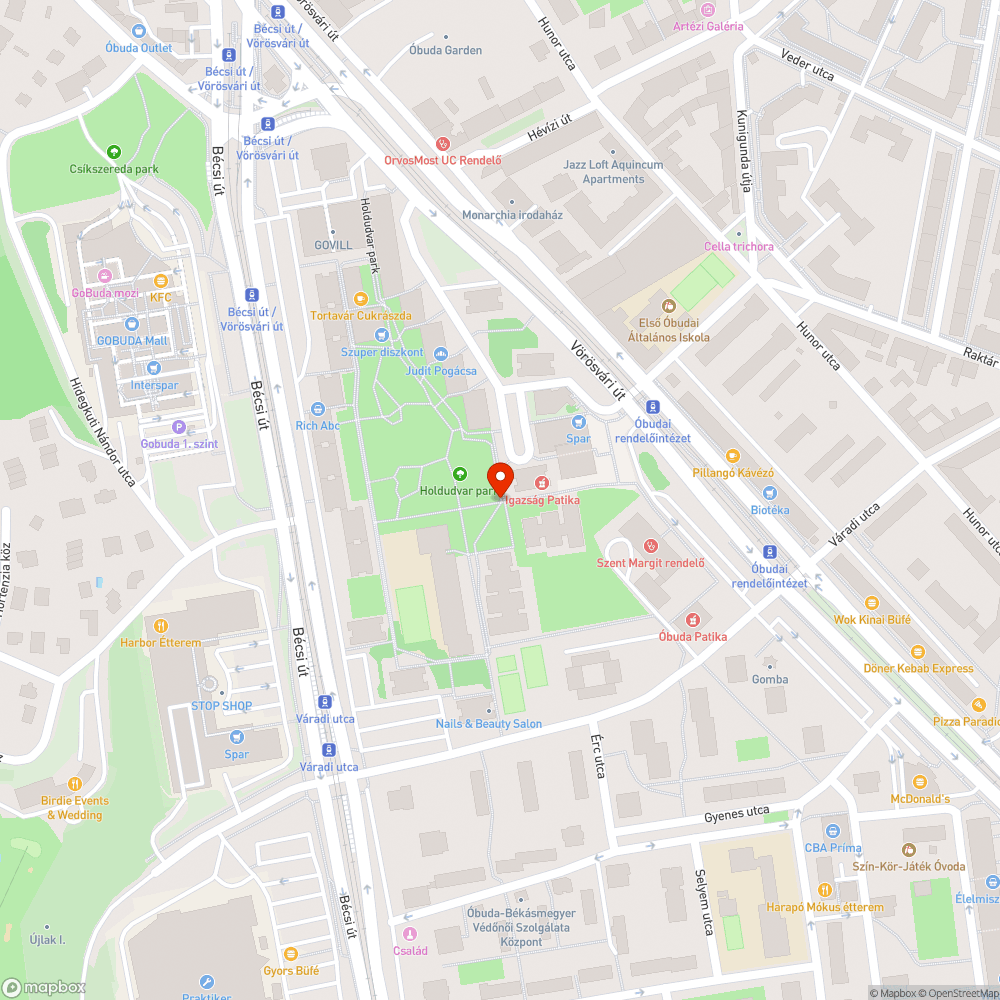 Kimosódott járda bejelentés helye