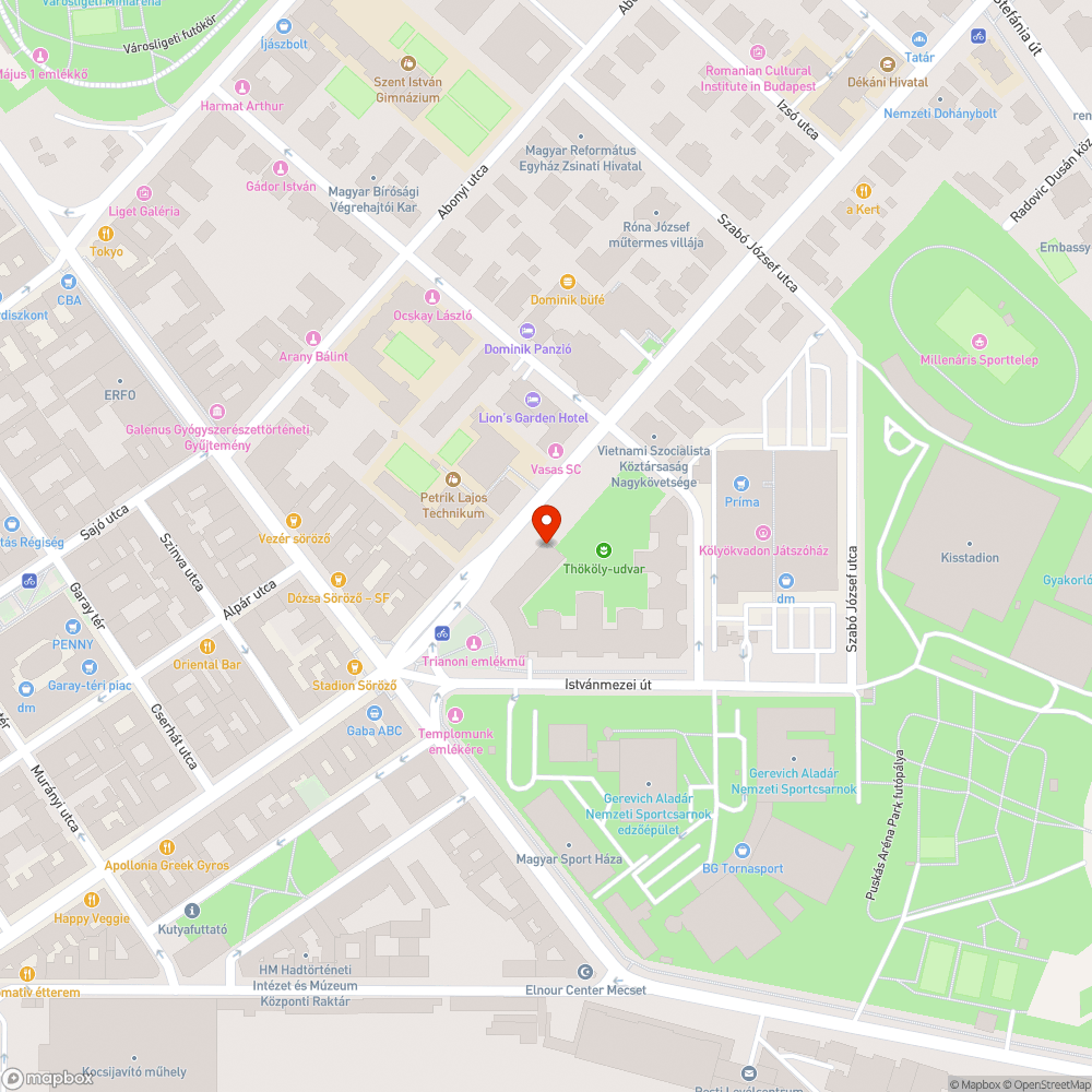 Sérült forgalomirányítási fedlap bejelentés helye