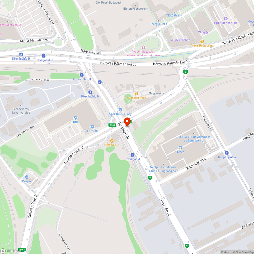 Hiányzó fényterelő bejelentés helye