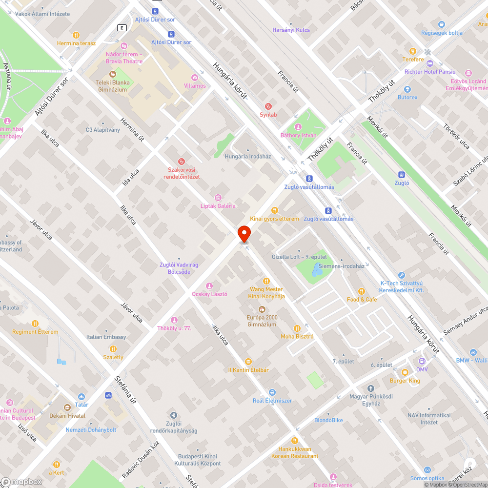 Eldugult lefolyó bejelentés helye