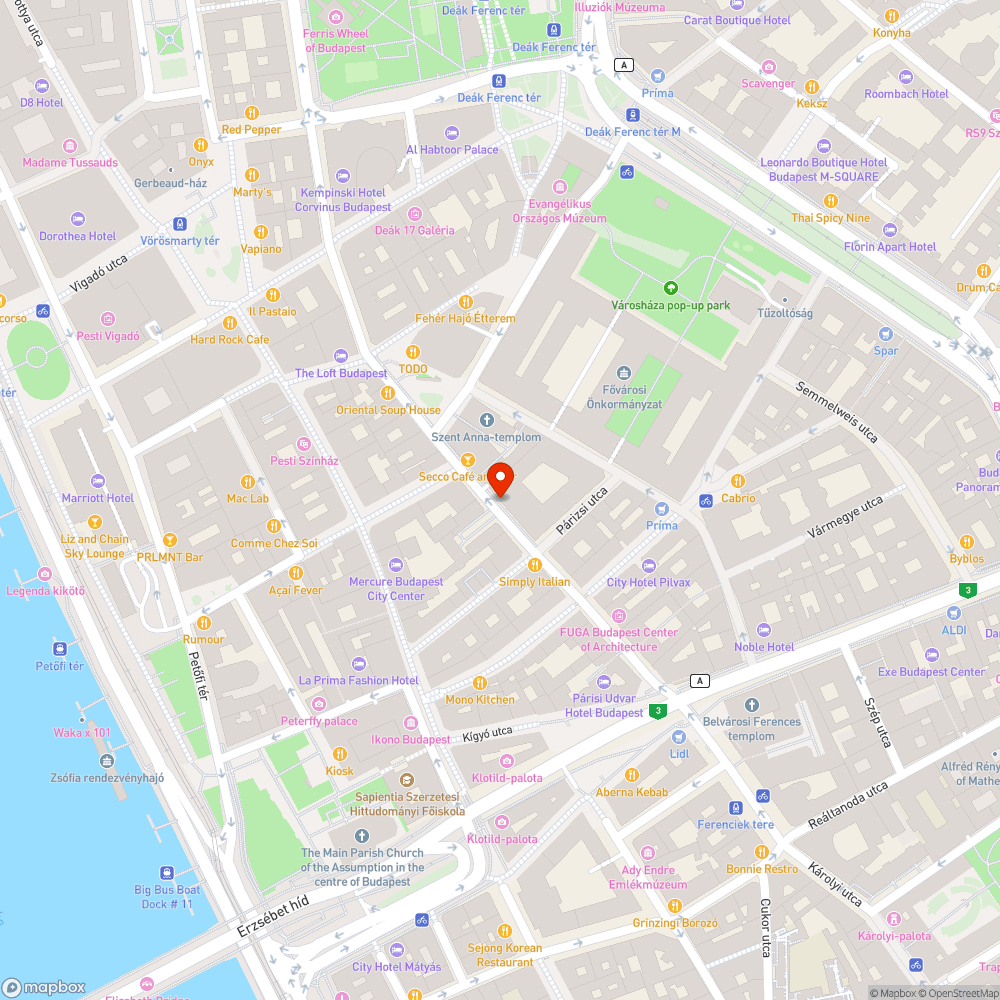 Egy zsák szemét bejelentés helye