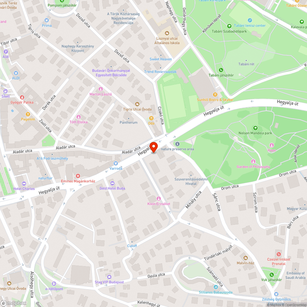 Halott fa bejelentés helye