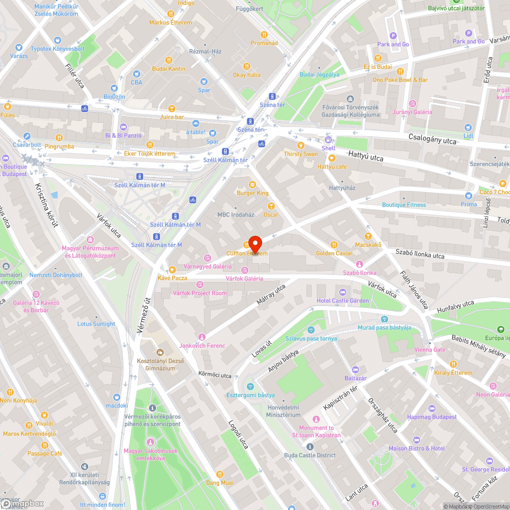 Utcai virágtartó bejelentés helye