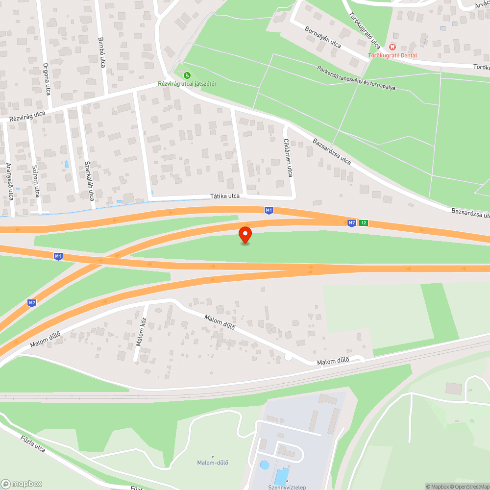 M1 bevezető szakasz táblák bejelentés helye