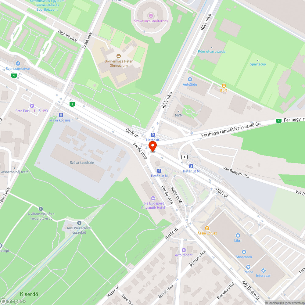 fedél bejelentés helye