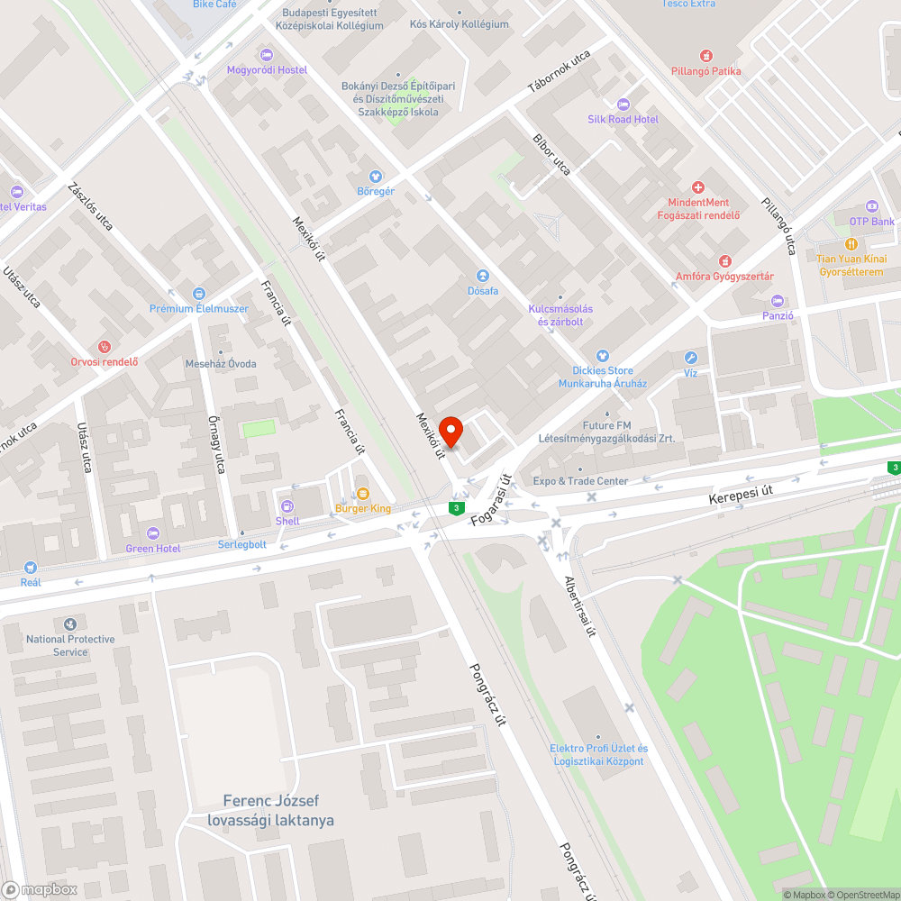 Hol a lámpa? bejelentés helye