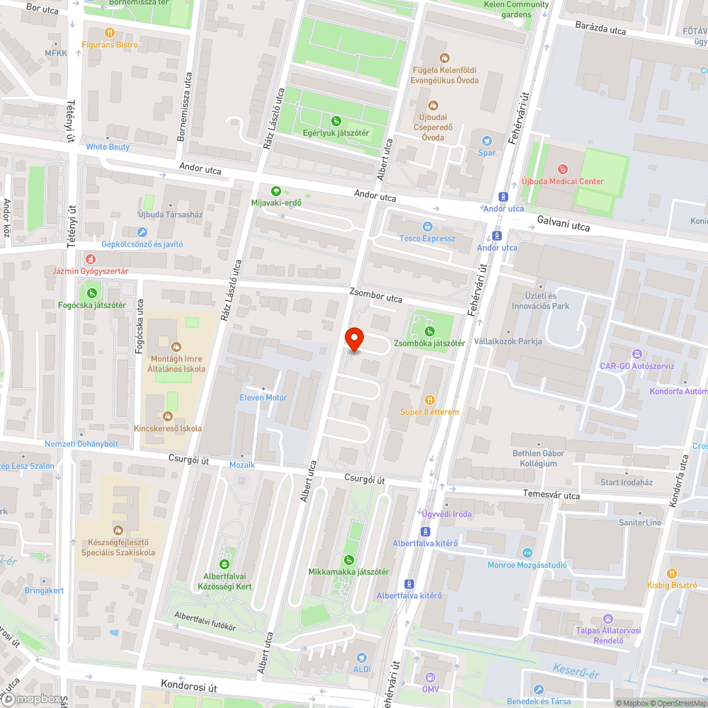 Kiszáradt fa bejelentés helye