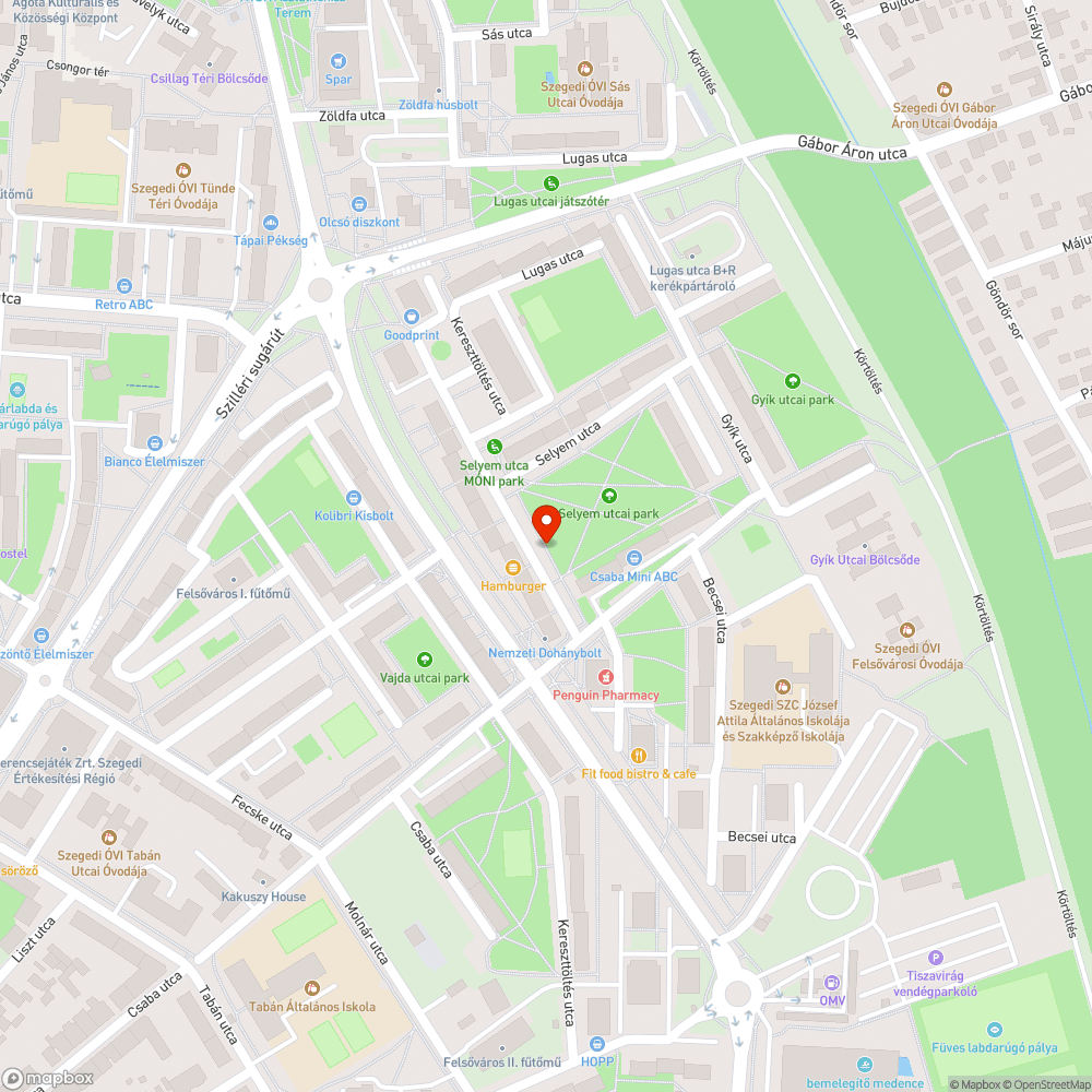 Elhagyott jármű bejelentés helye