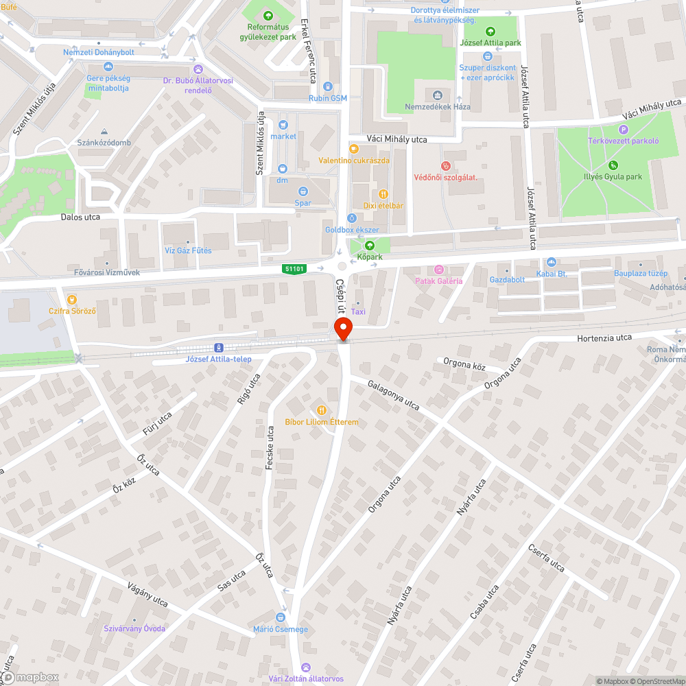 Gyűlik a szemét a felüljáró alatt bejelentés helye