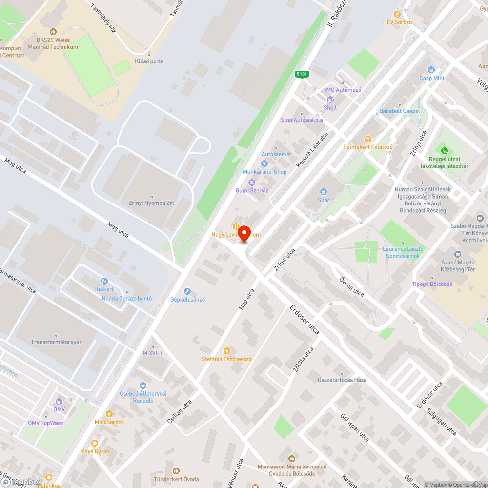 Hiányzó fényterelő bejelentés helye