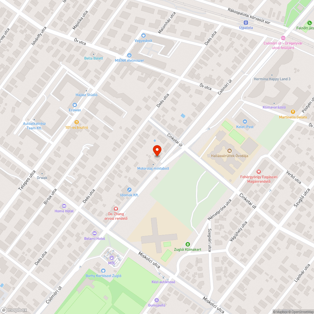 Gazos, parlagfüves buszmegálló bejelentés helye