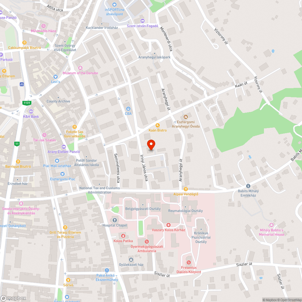 Járdán parkoló autó bejelentés helye