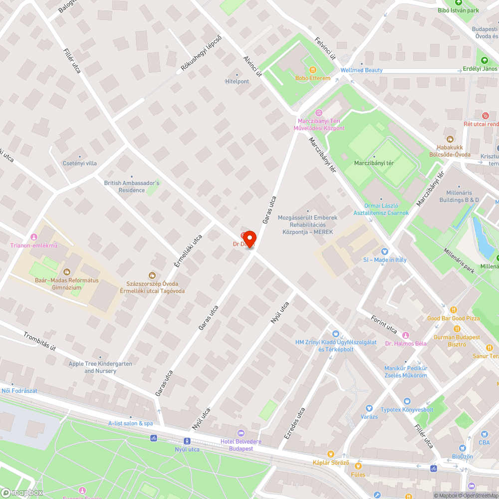 Kiégett közlekedési lámpa bejelentés helye