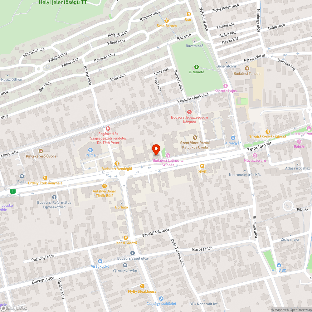 Elhagyott autó bejelentés helye