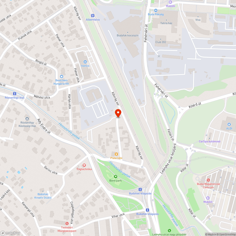 Gyomok és salak bejelentés helye