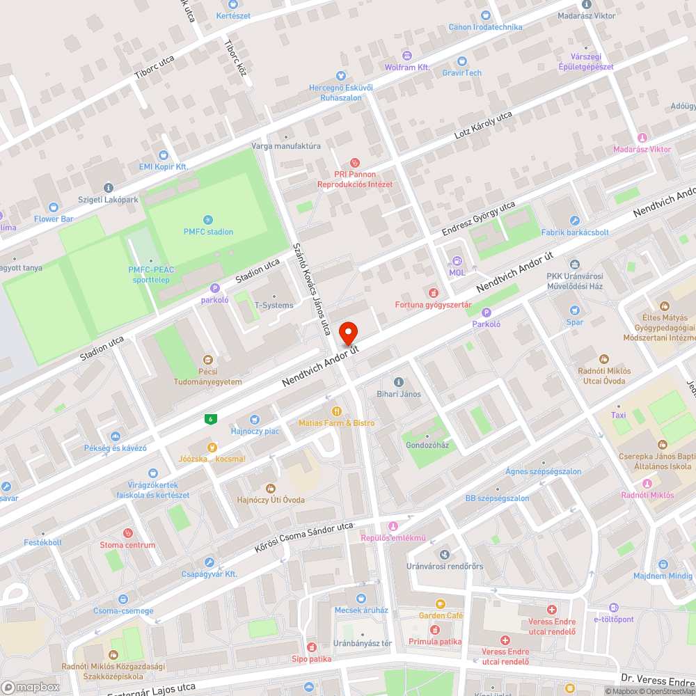 Éjszakai zajszennyezés - túl hangos gyalogosátkelő-hangjelzés bejelentés helye