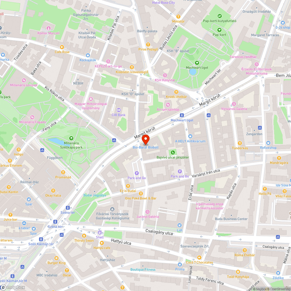 Elhagyott poller bejelentés helye