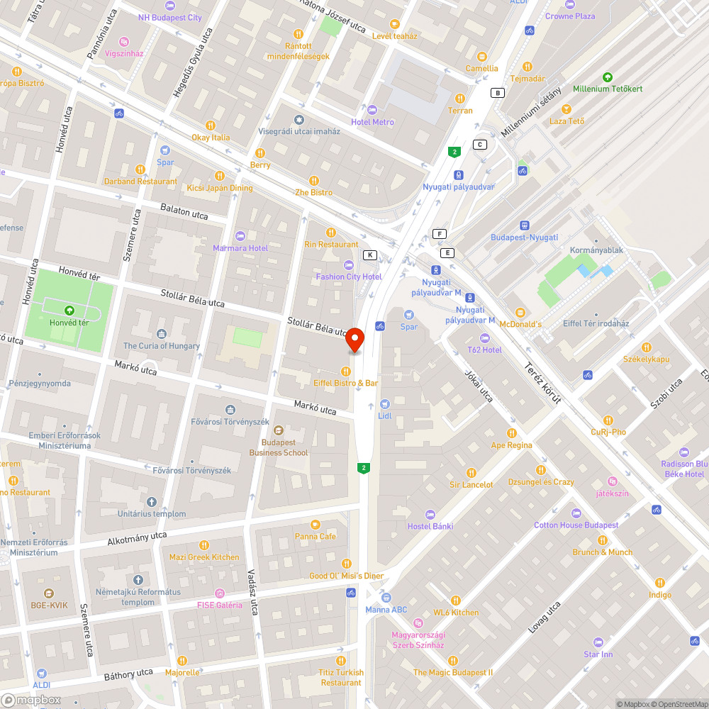 Utcai szemetes maradványai bejelentés helye