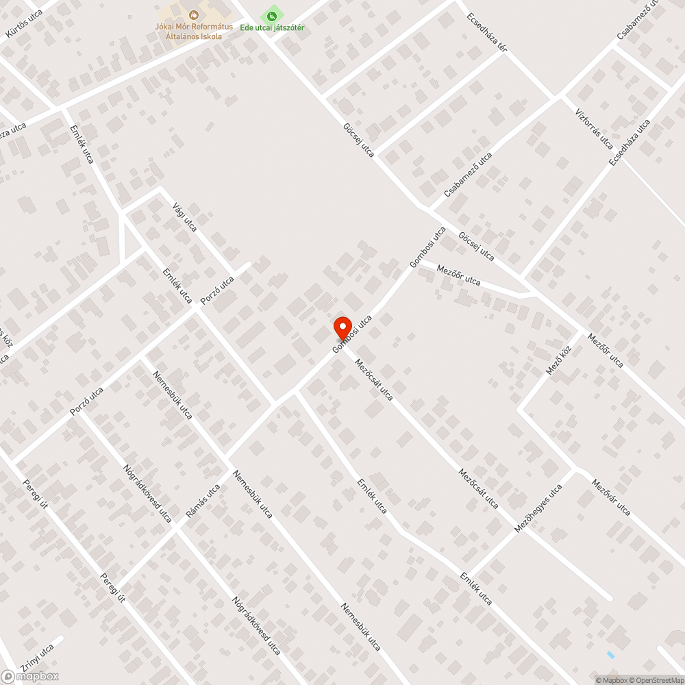 Hiányzik az útépítés alatti ideiglenes jelzés bejelentés helye