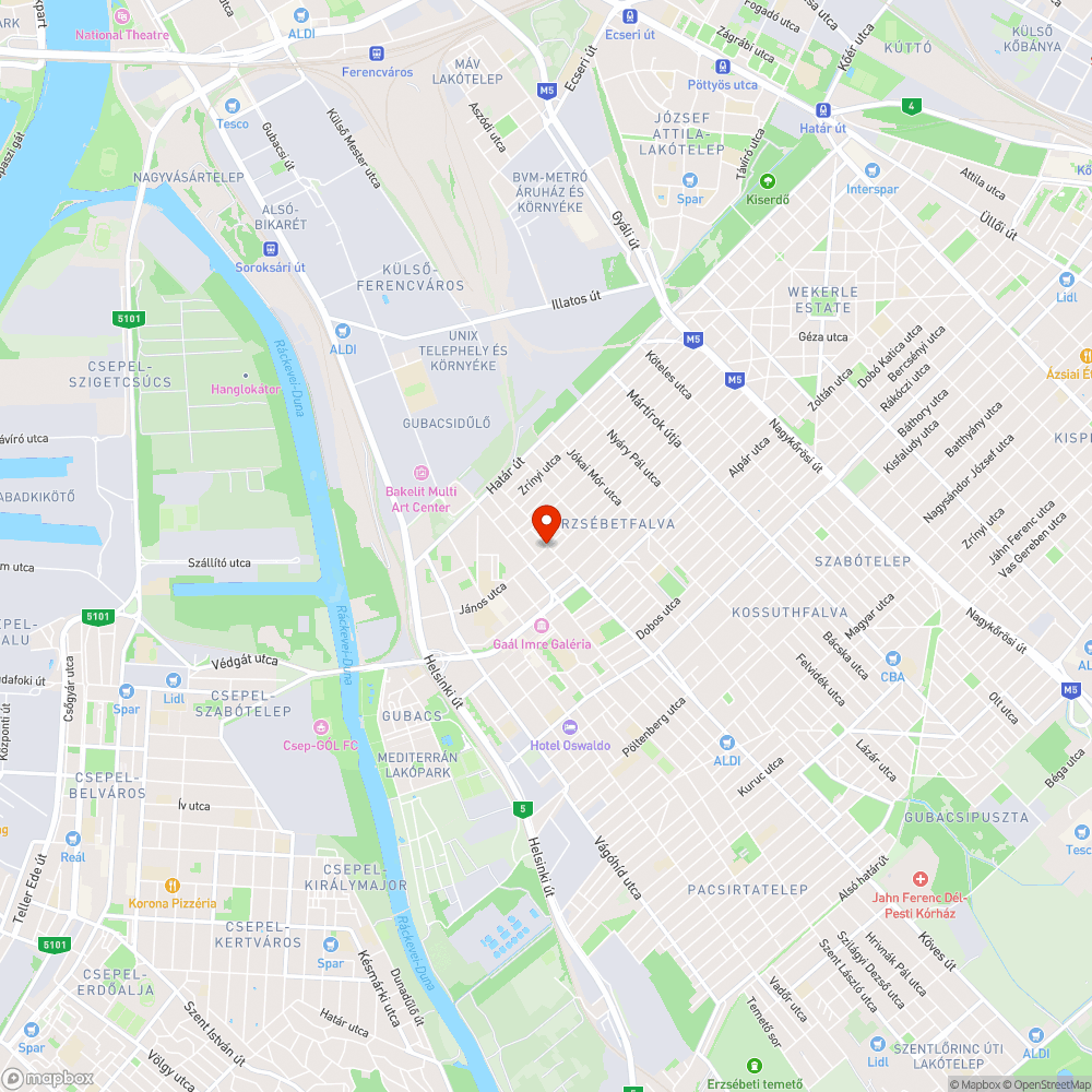 Illegalis szemetrakas bejelentés helye