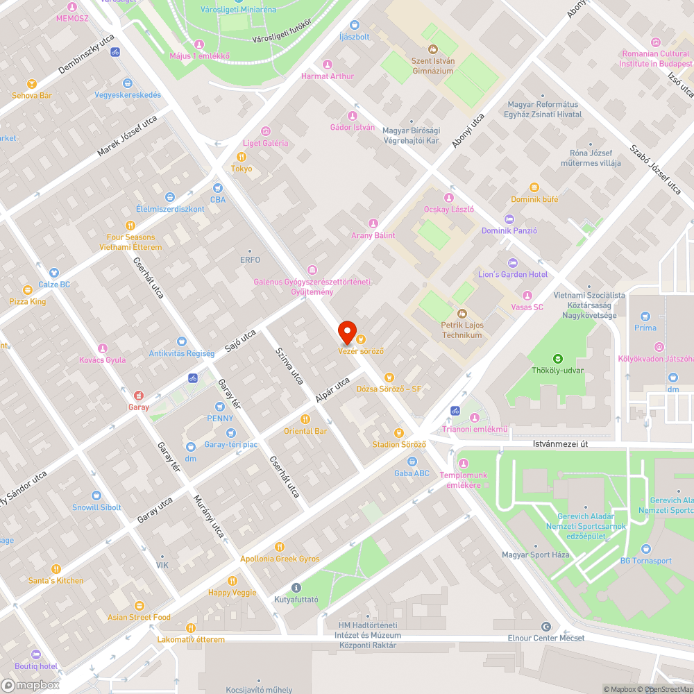 Kidőlt fa védő keret bejelentés helye