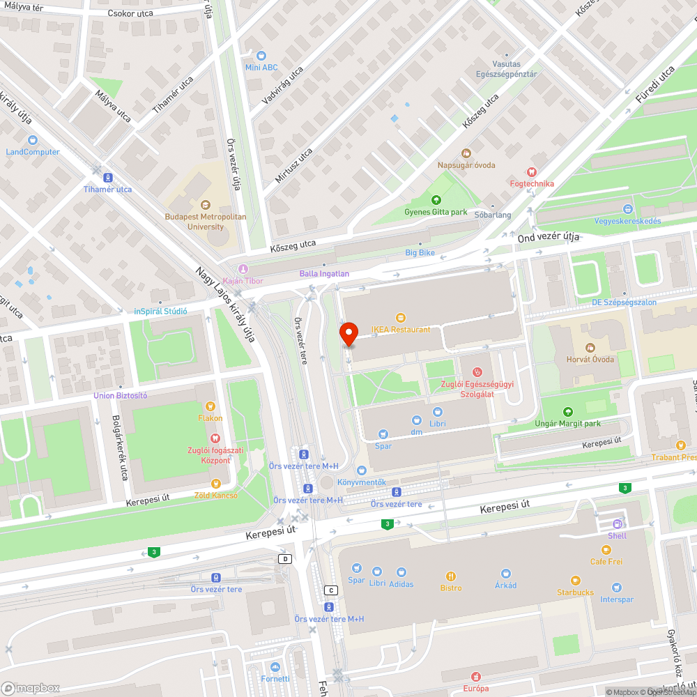 Hajnali ismeretlen zajforrás bejelentés helye