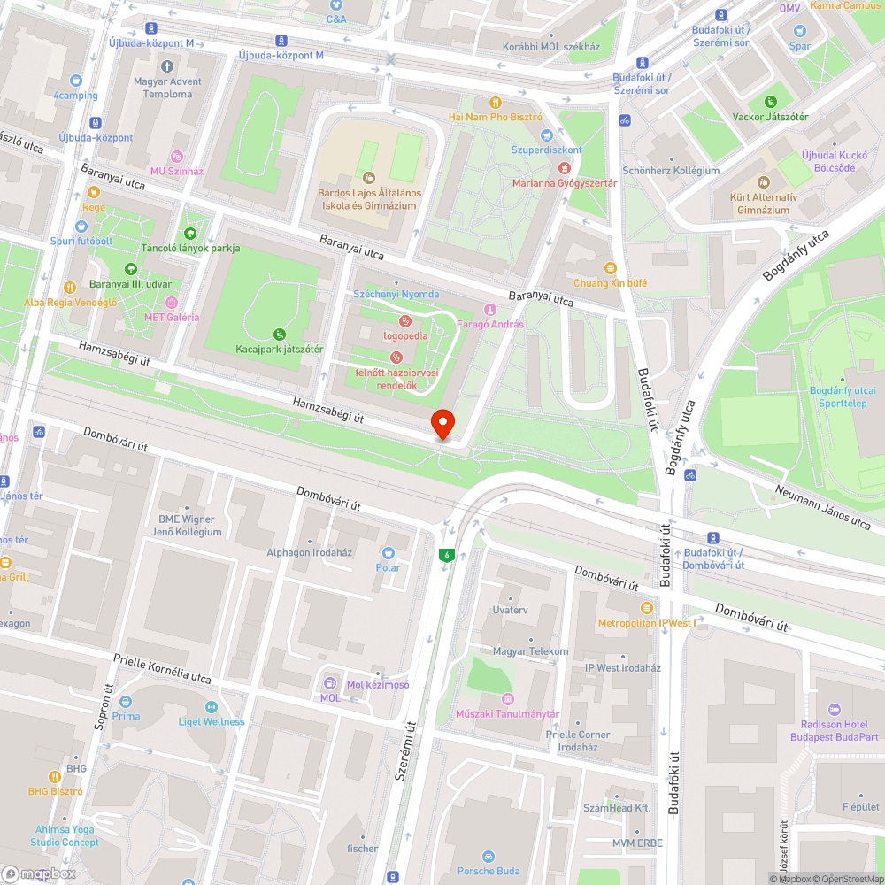 Gyalogosokra nagyon rálógó fa bejelentés helye