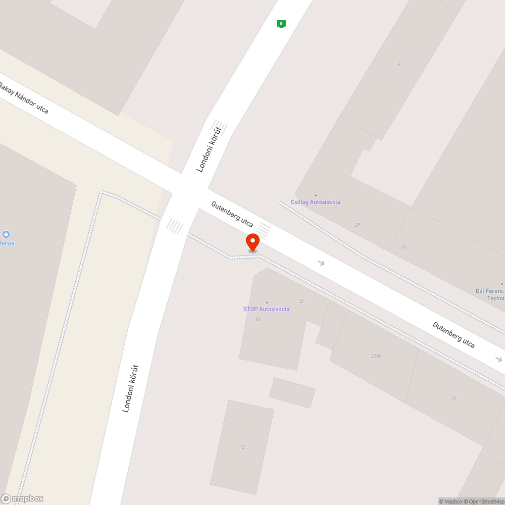 Kiégett gyalogos lámpa bejelentés helye