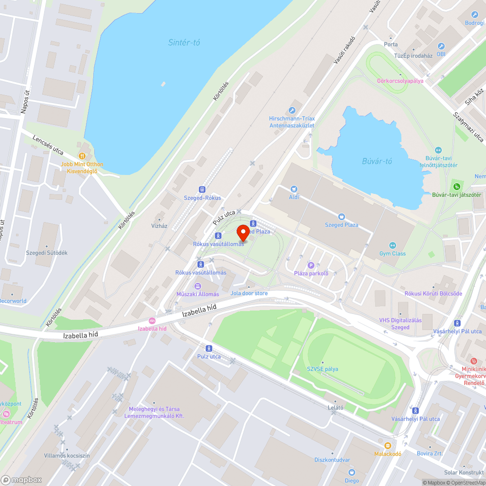 Kiszáradt fák a villamoshurokban bejelentés helye