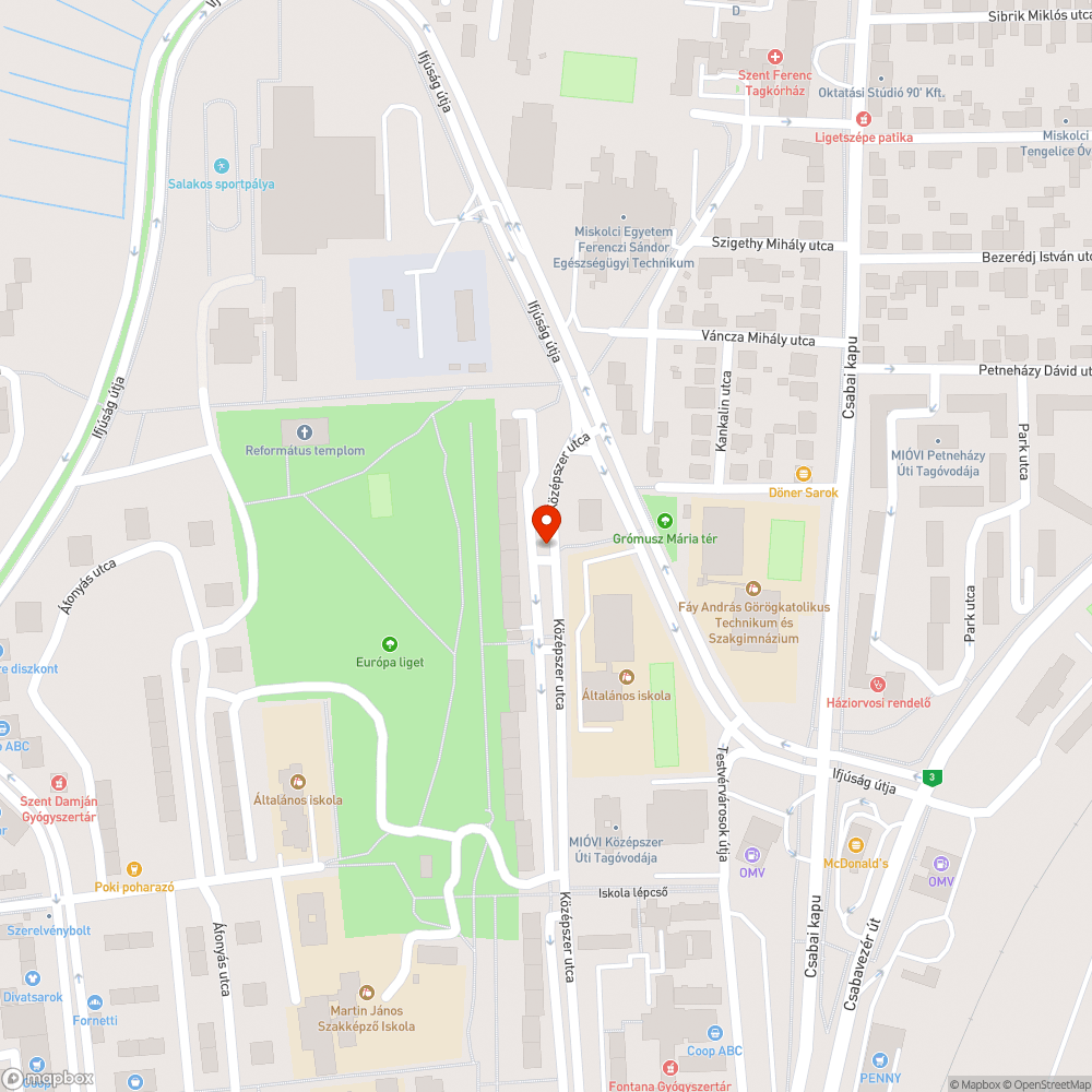 Vízfeltörés bejelentés helye