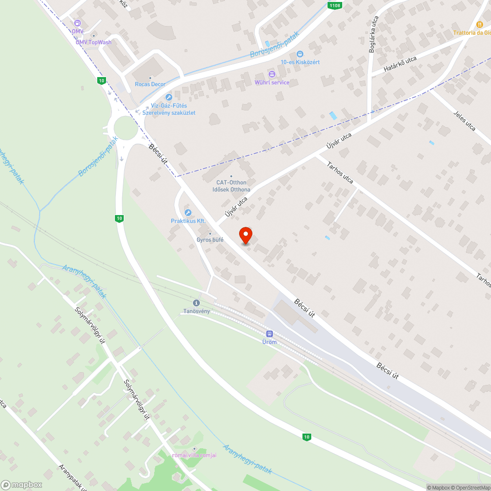 Takart és dupla tábla bejelentés helye