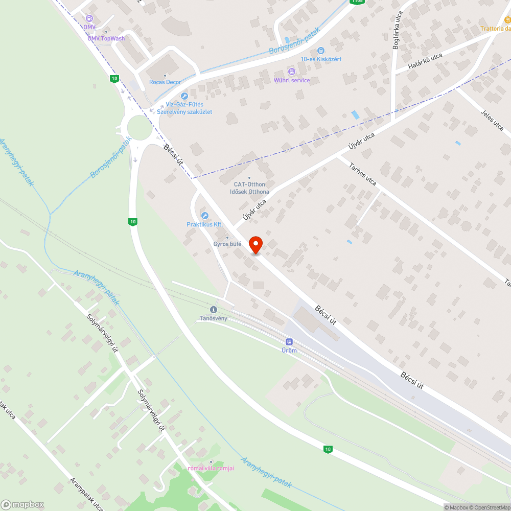 Bebarnult térkép bejelentés helye