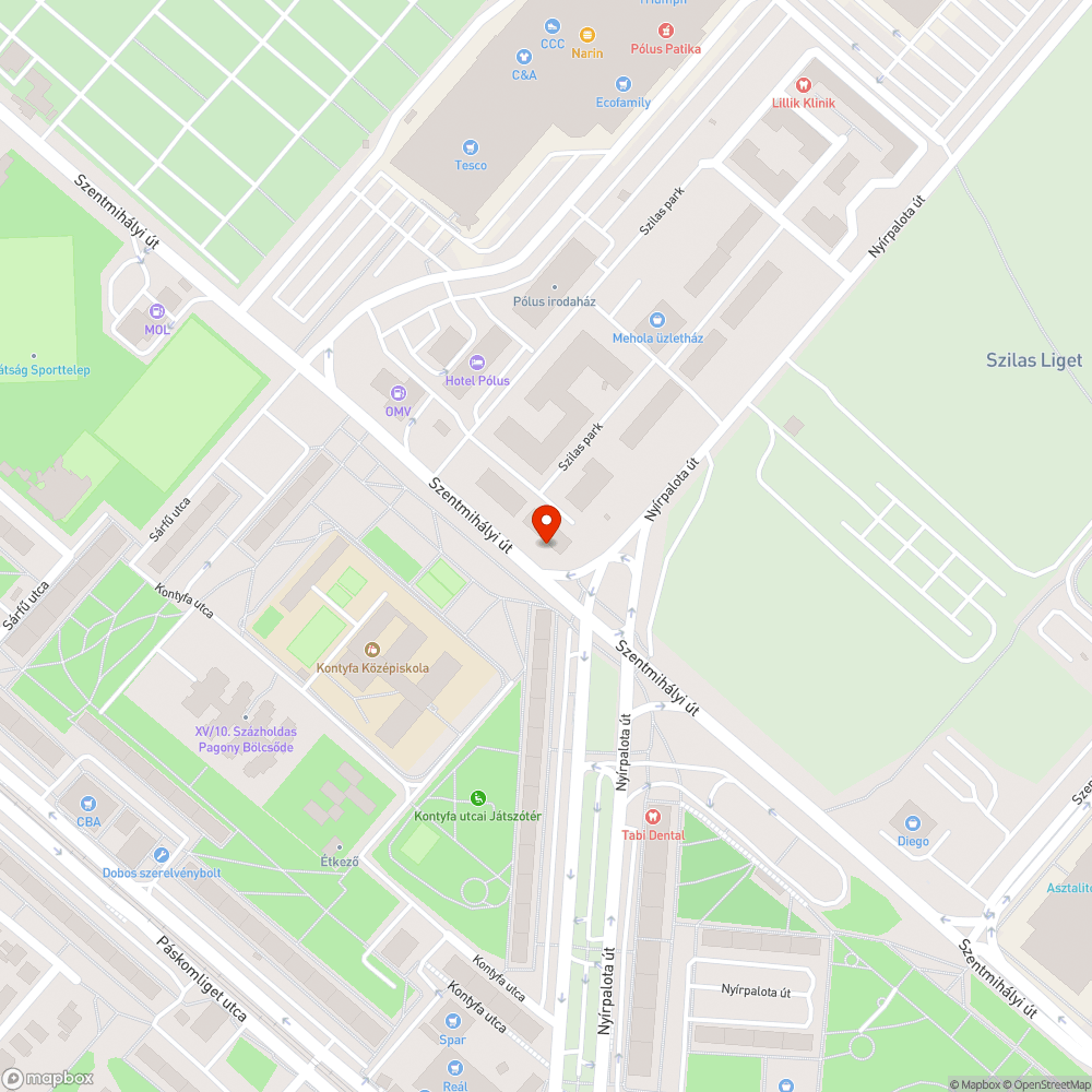 Letört fa bejelentés helye