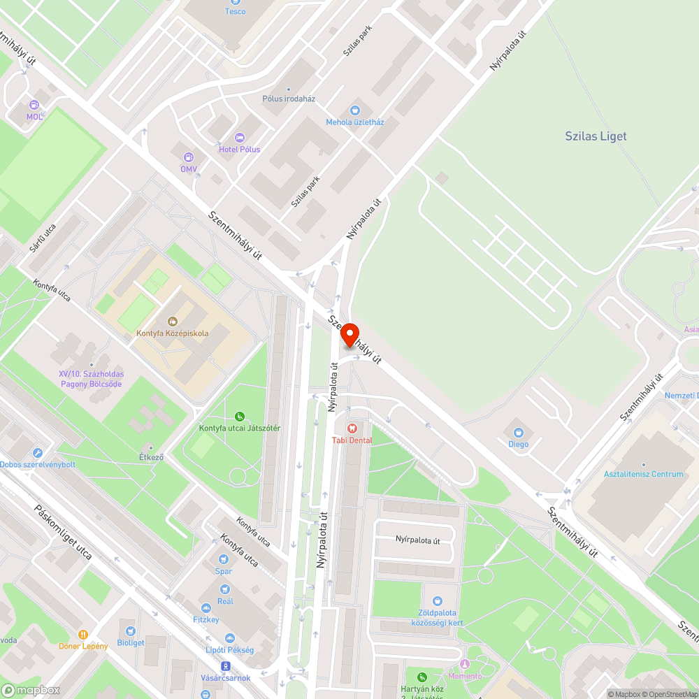 Matrica bejelentés helye