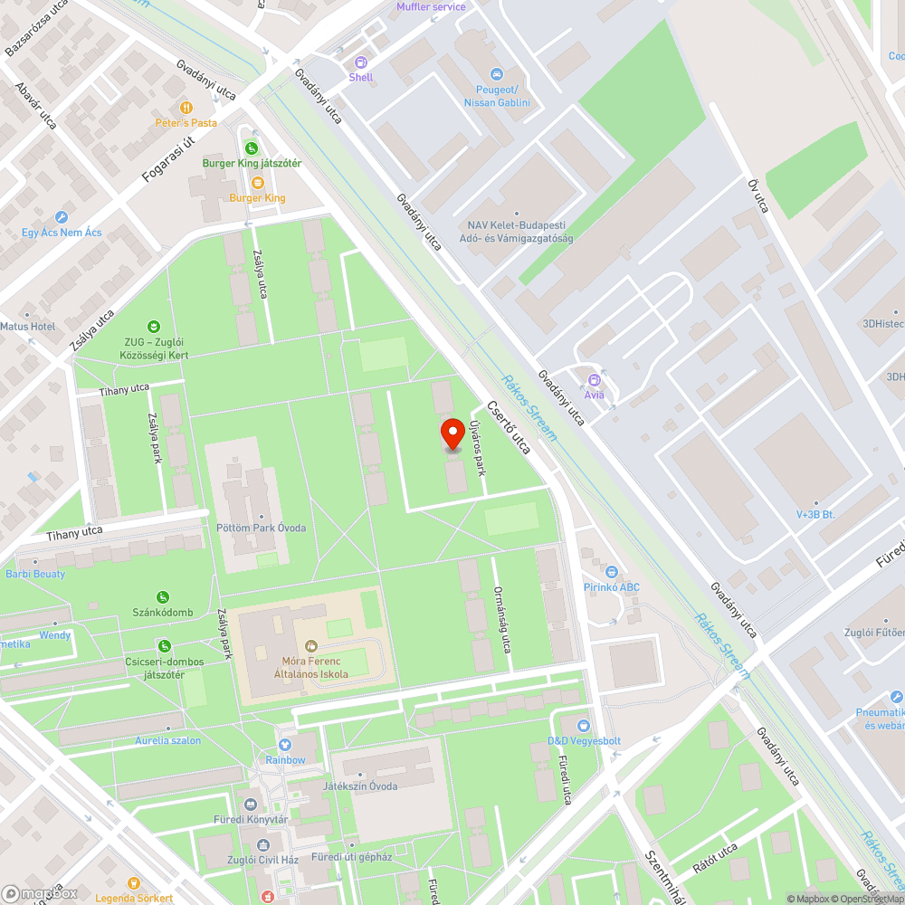 A sövény a járdára lóg bejelentés helye