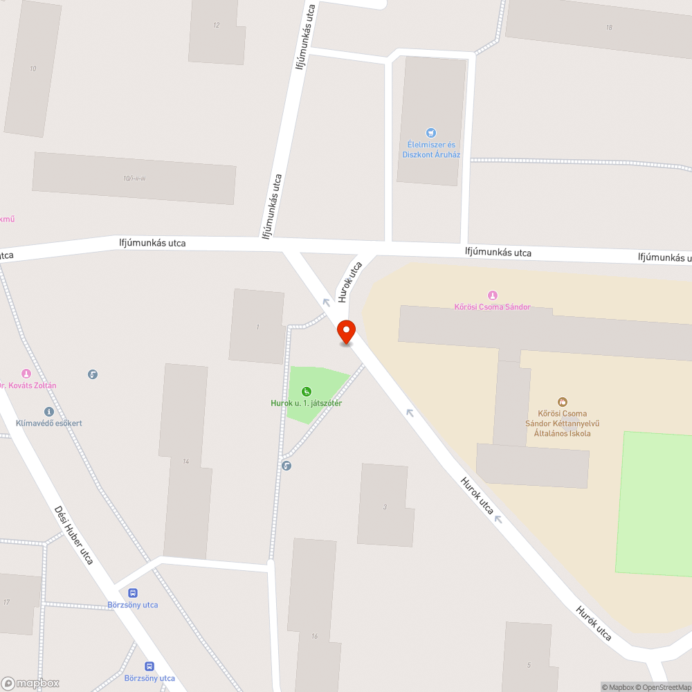 Száradó fa bejelentés helye