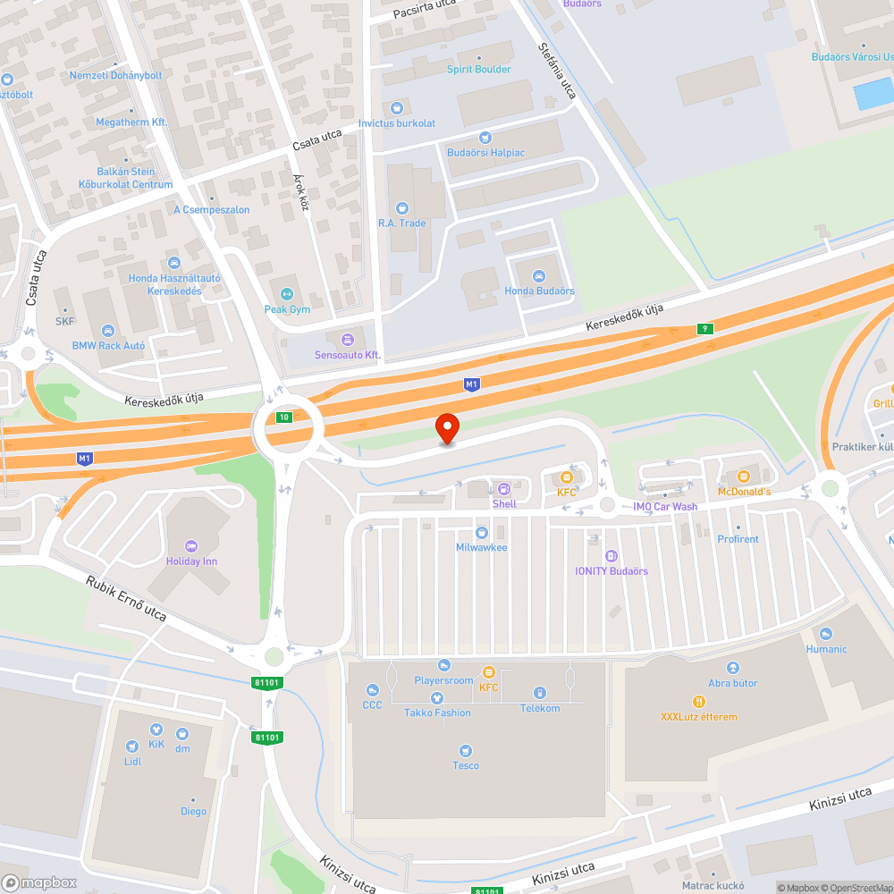 Veszélyes óriás kátyúk bejelentés helye