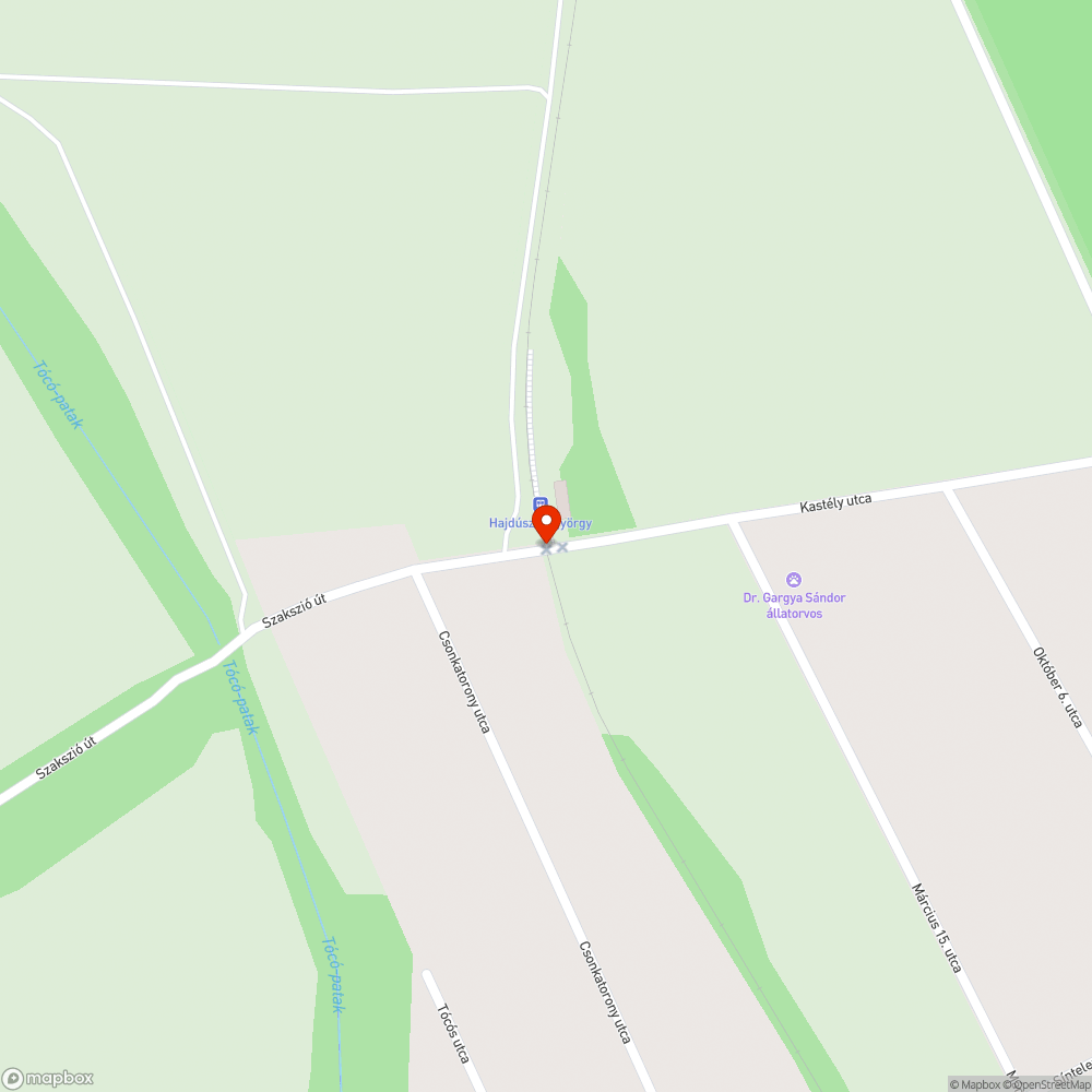 Törött vasúti átjáró kezdetét jelző tábla bejelentés helye