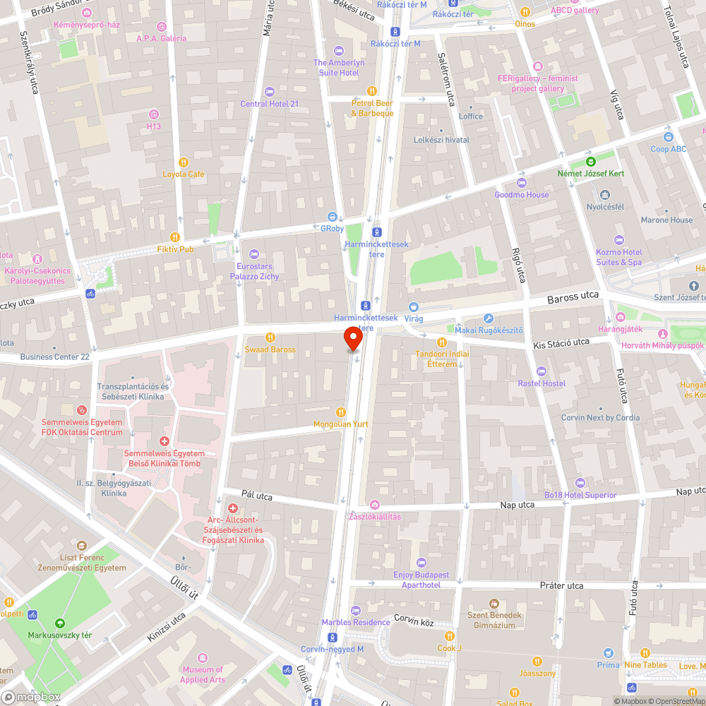 Üres oszlop bejelentés helye