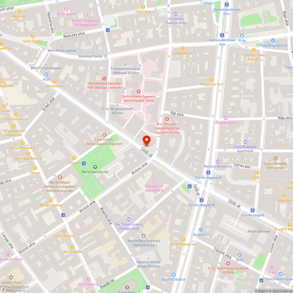 Hiányzó taxitábla bejelentés helye