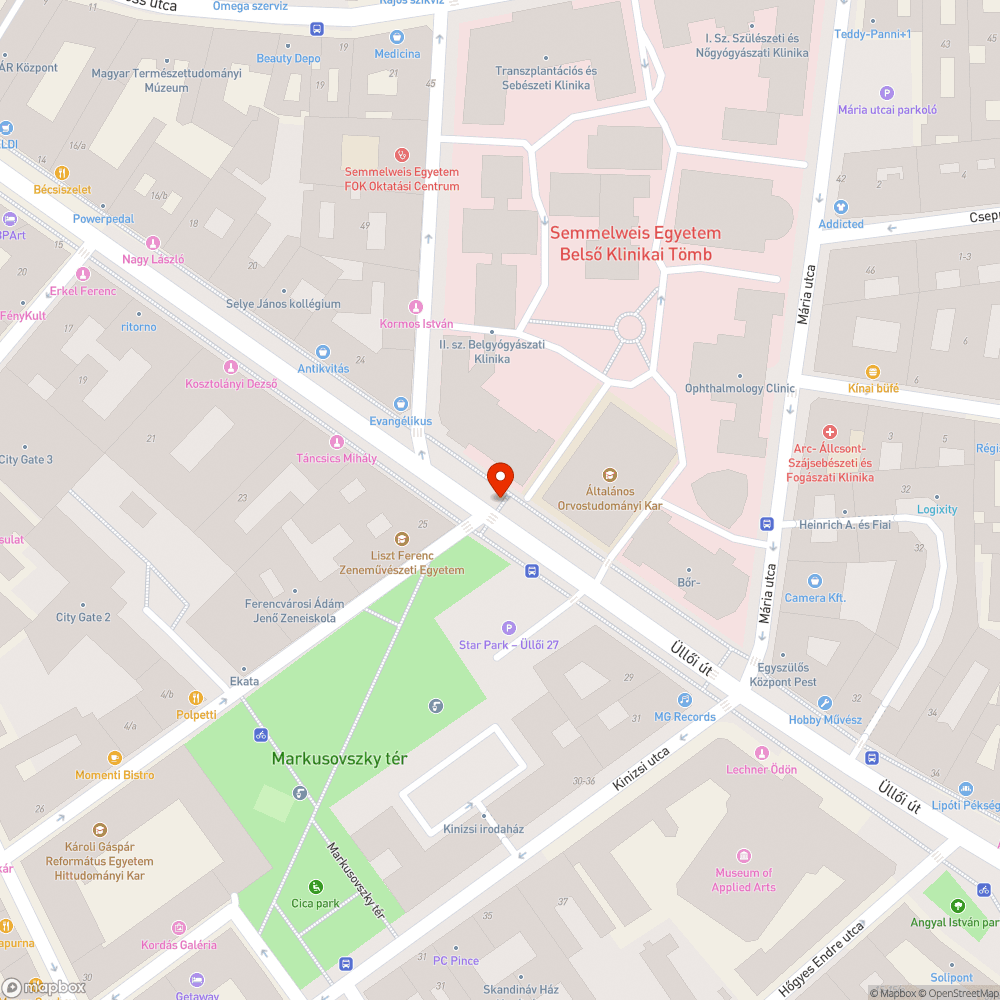 Eltömődött lefolyó bejelentés helye