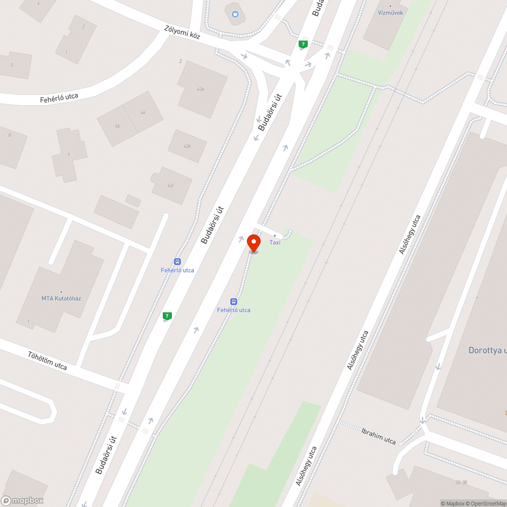 Kopott pad bejelentés helye