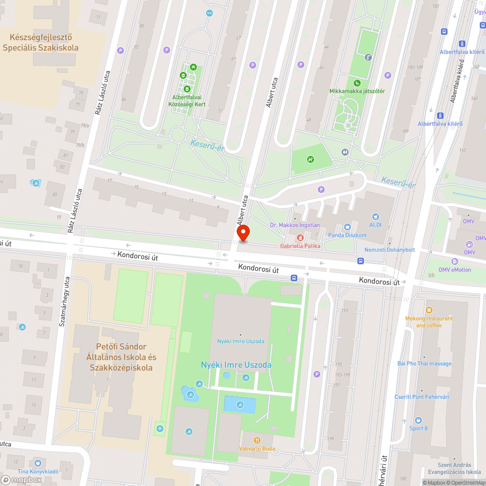 Eltömődött lefolyó bejelentés helye